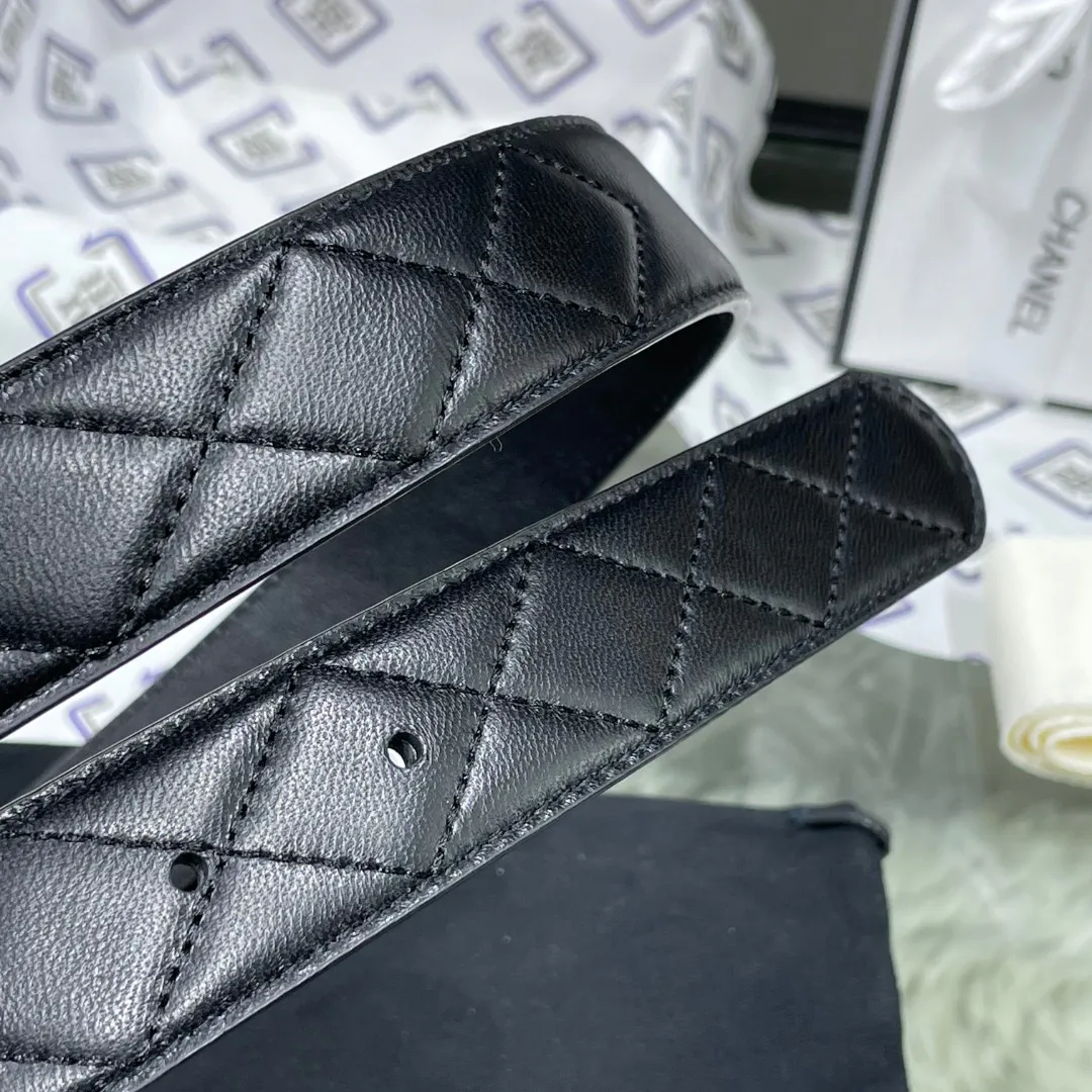 Chanel Red Patent Leather CC Logo Belt — image 6
