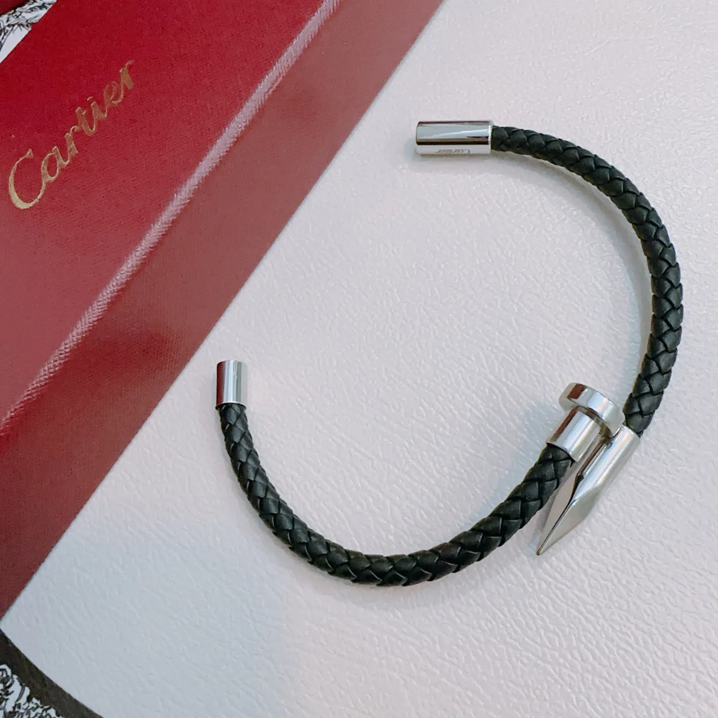 Cartier Stainless Steel Nail Bracelet — image 8
