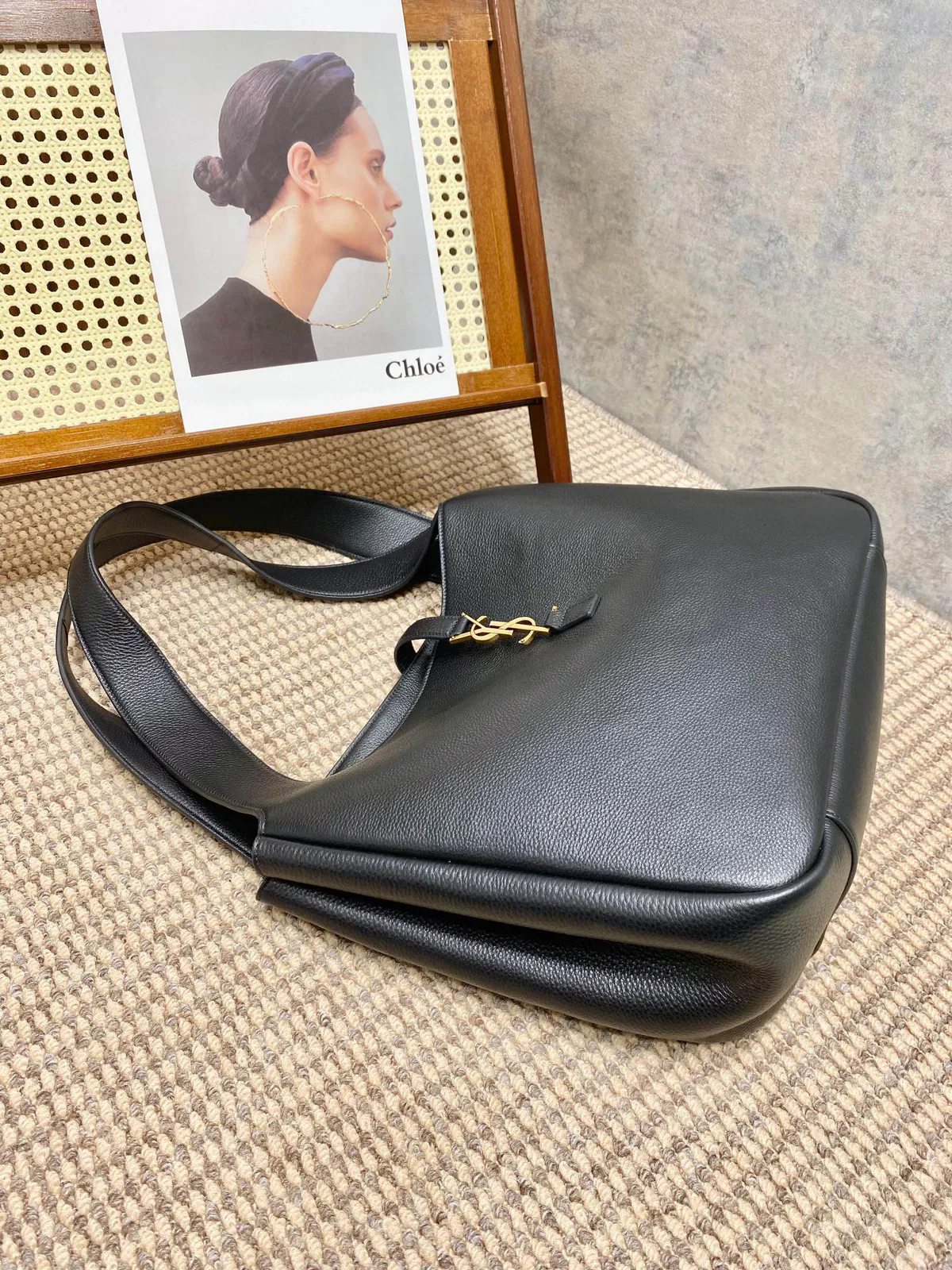 YSL BEA IN GRAINED LEATHER — image 7