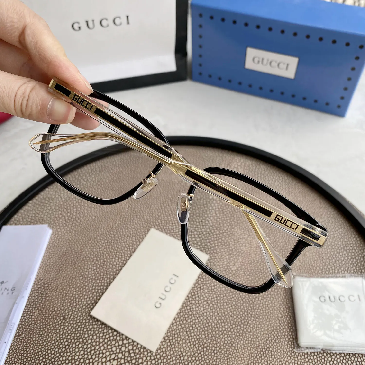 Gucci Eyewear square tinted sunglasses — image 6