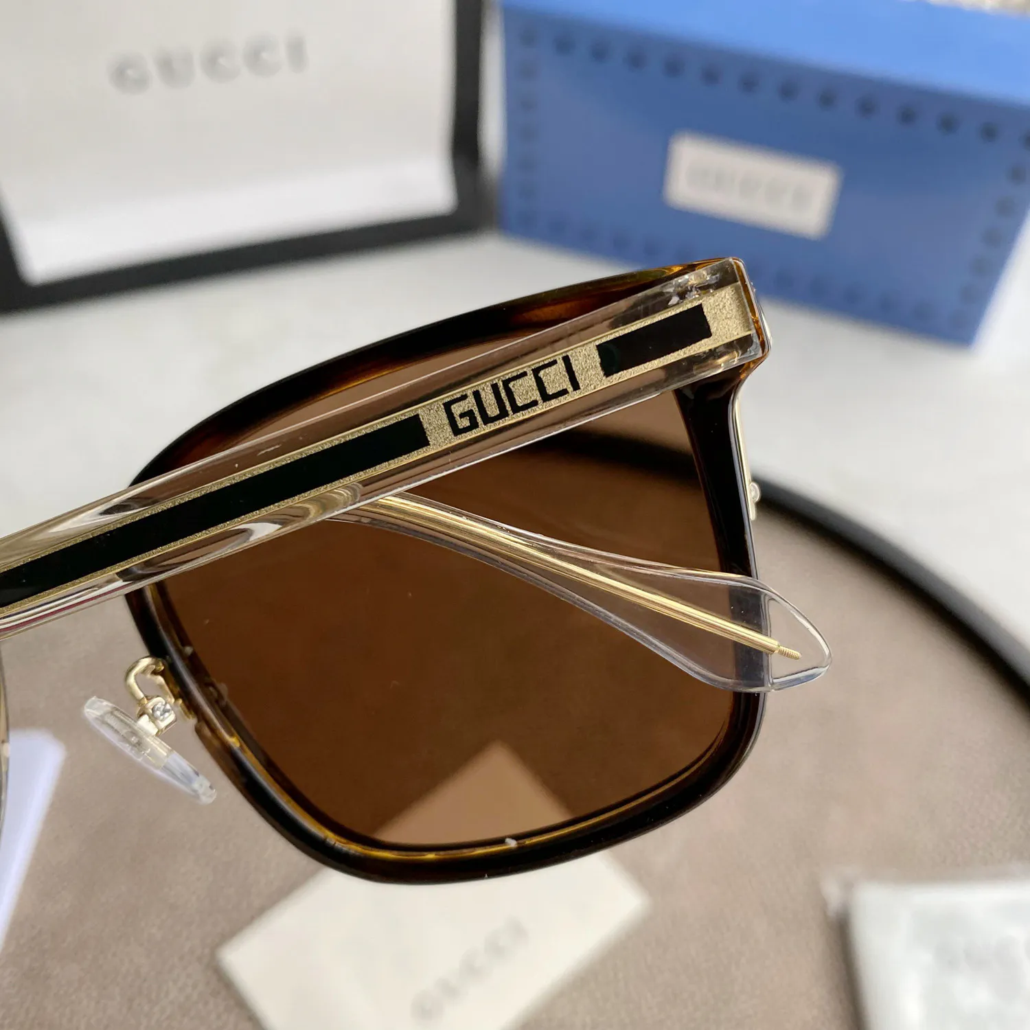 Gucci Eyewear square tinted sunglasses — image 4