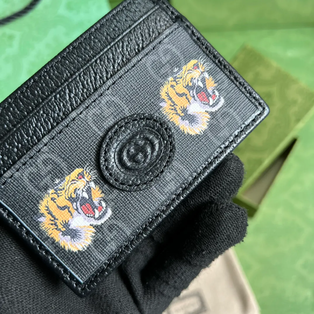 Card case with tiger print — image 7