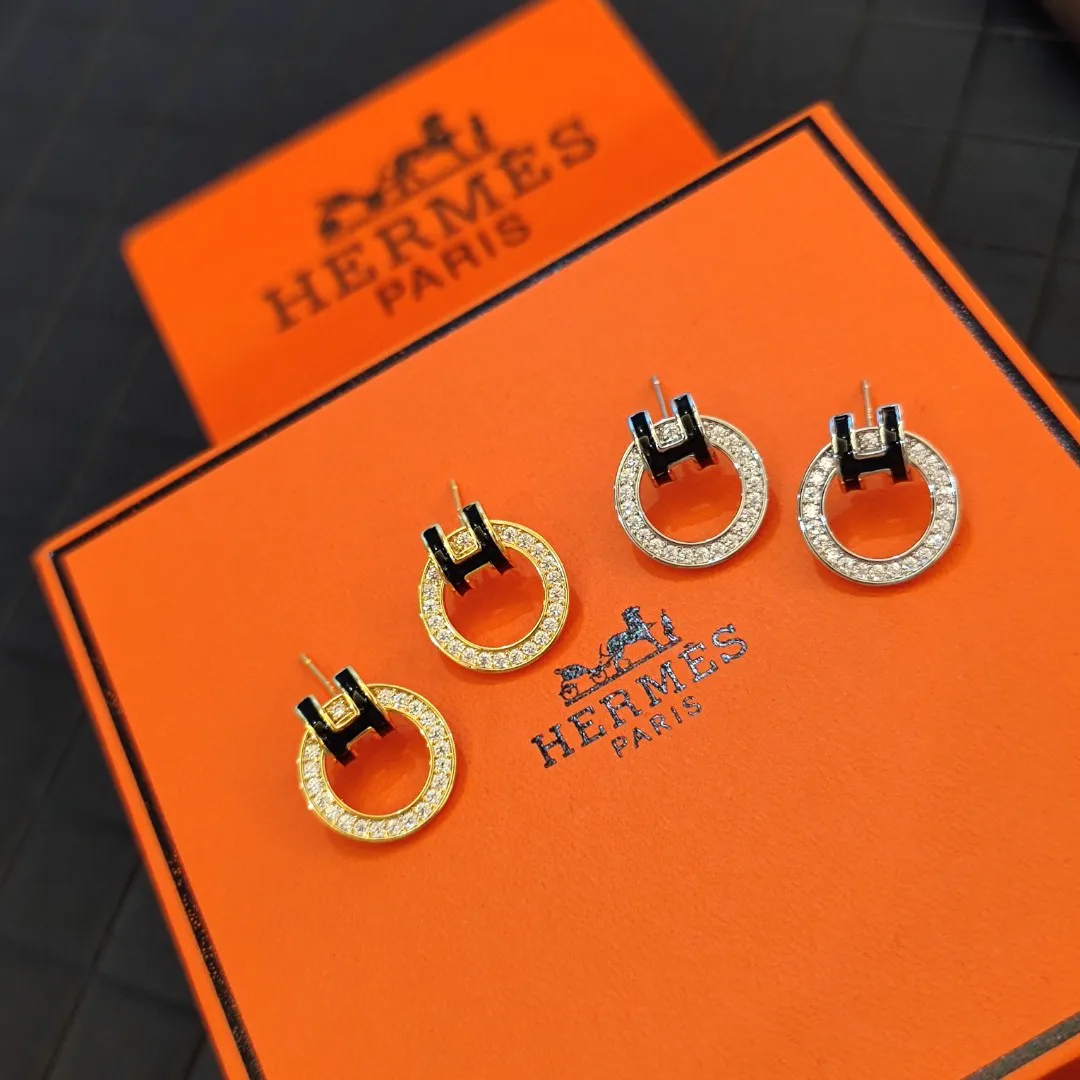 Hermes H Earrings — image 3