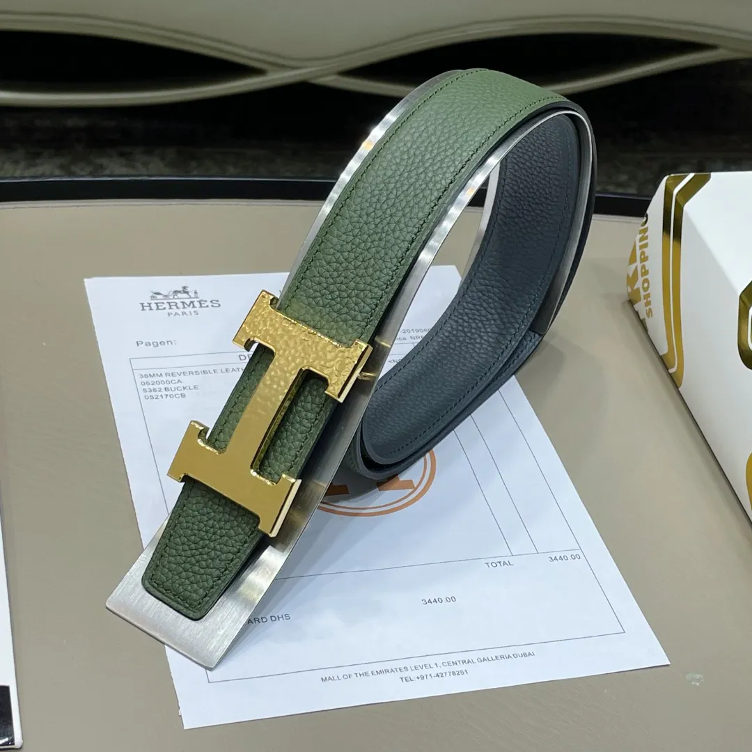 Hermès Cowhide Belt