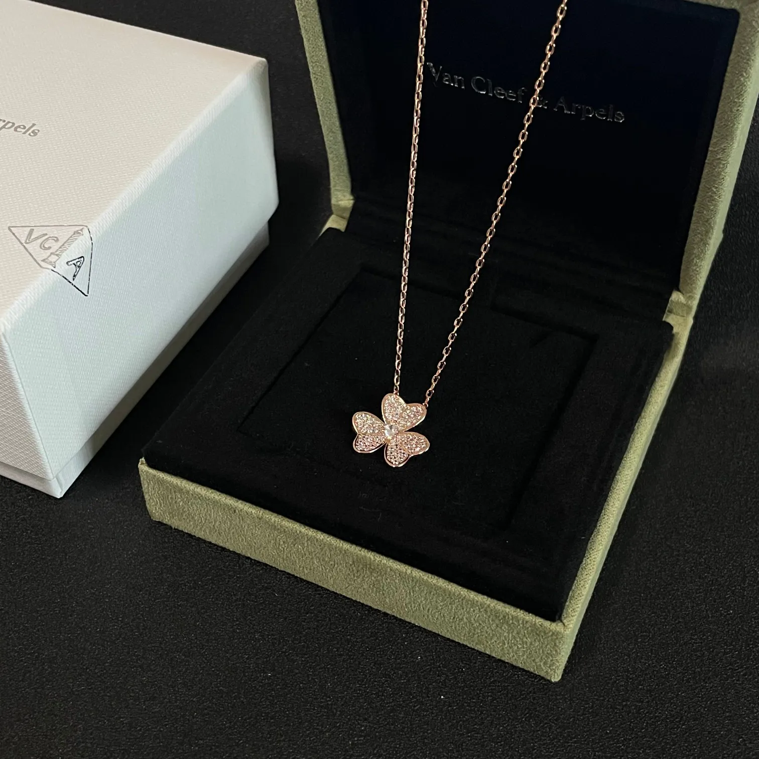 Van Cleef Vintage Alhambra Necklace — image 9