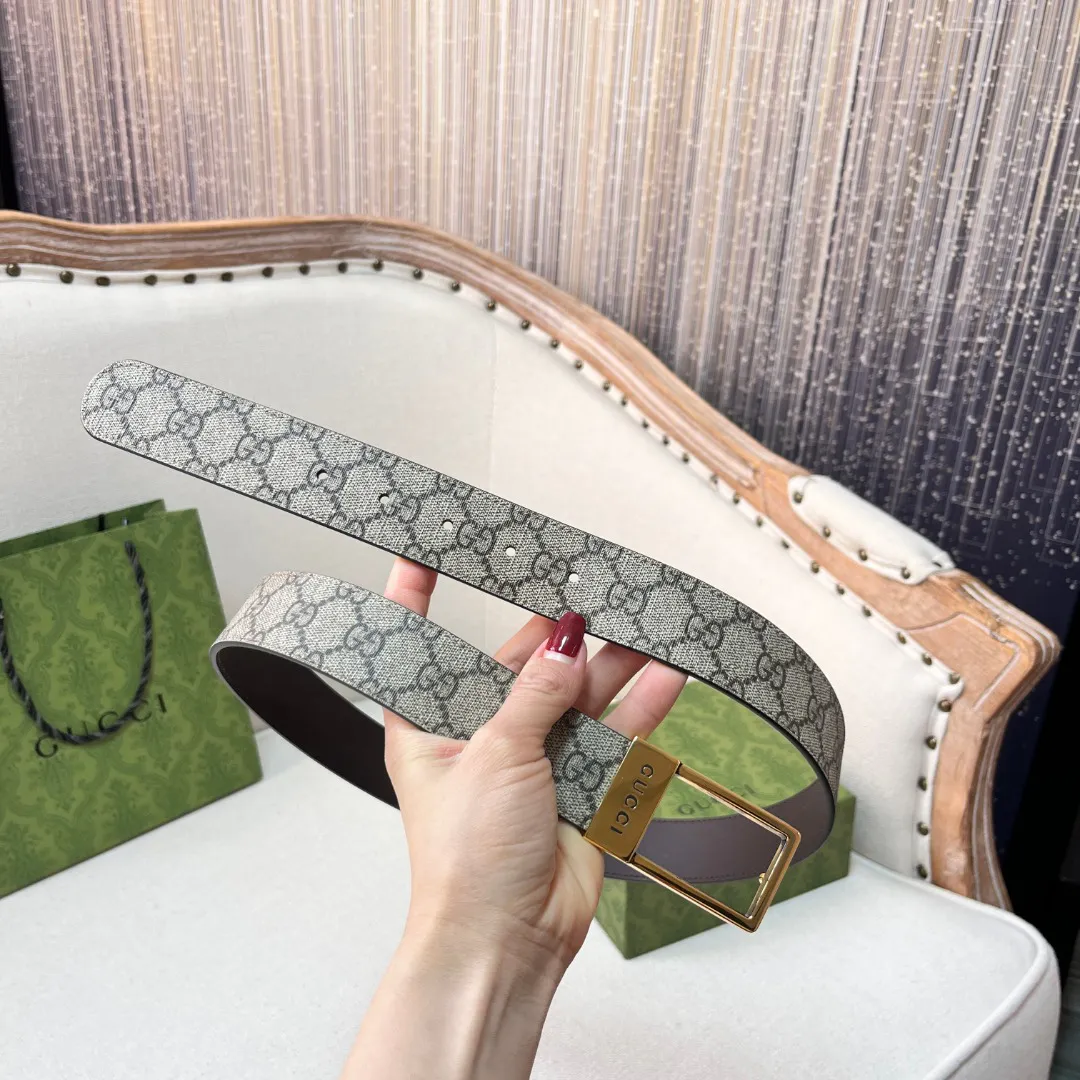 GG belt with silver buckle — image 3