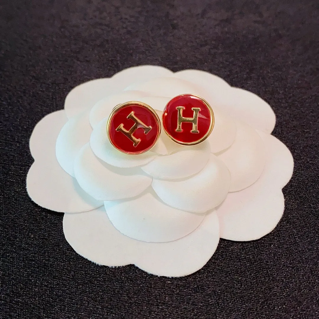 Hermes H Letter Earrings — image 4