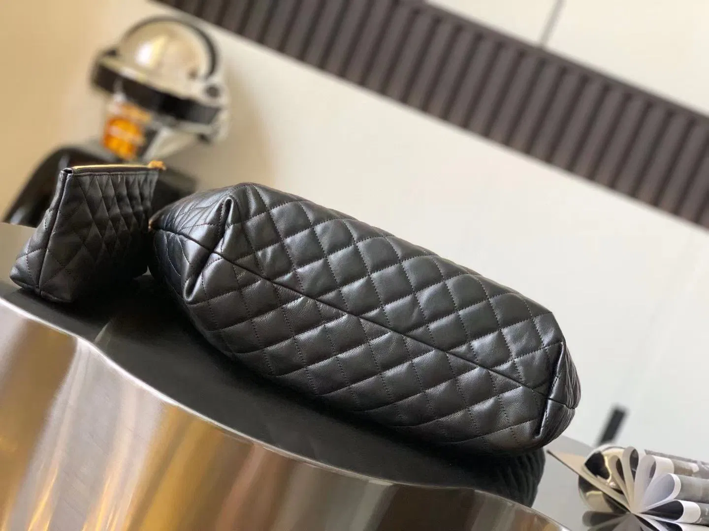 ICARE MAXI SHOPPING BAG IN QUILTED LAMBSKIN — image 3