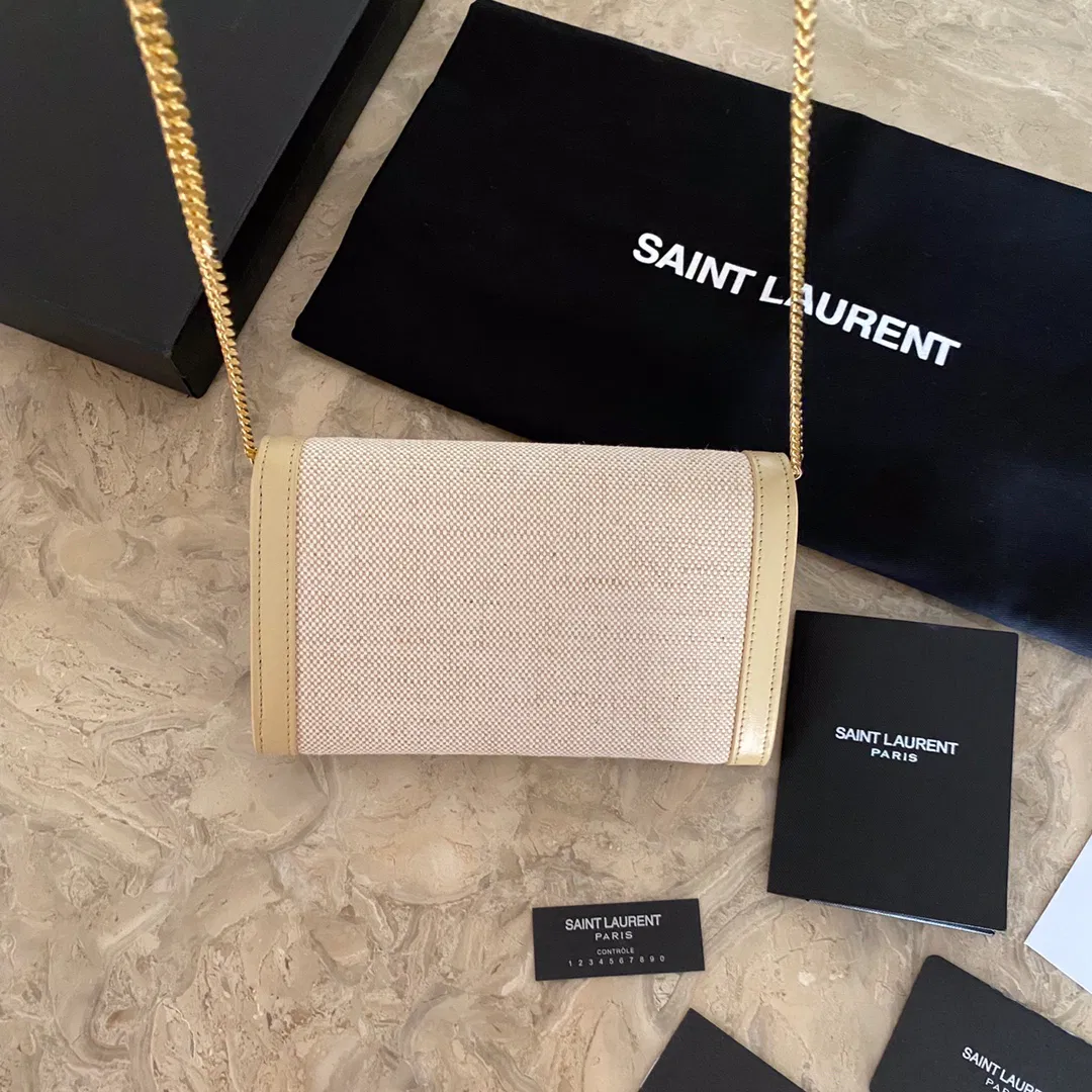 UPTOWN POUCH IN CANVAS AND SMOOTH LEATHER — image 6