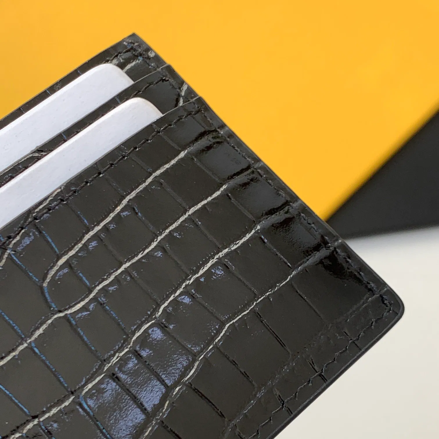 CASSANDRE MATELASSÉ CARD CASE IN GRAIN DE POUDRE EMBOSSED LEATHER — image 6
