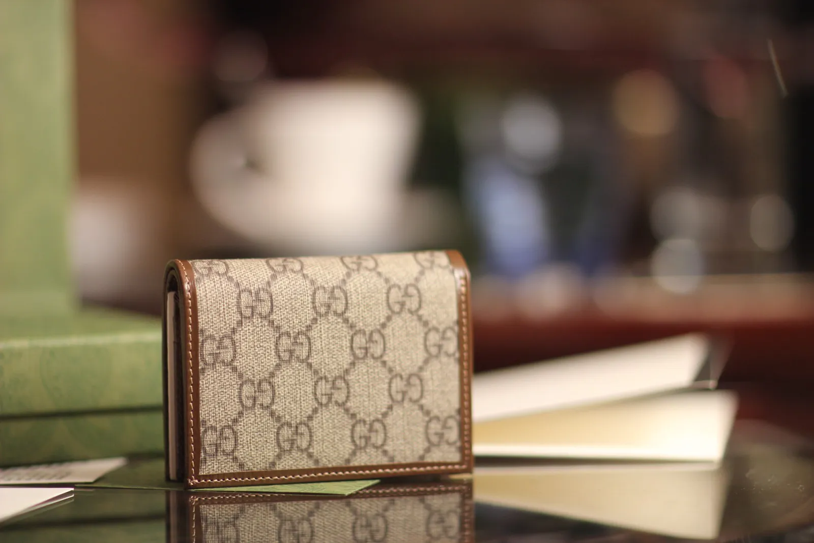 Gucci Horsebit 1955 card case wallet — image 2