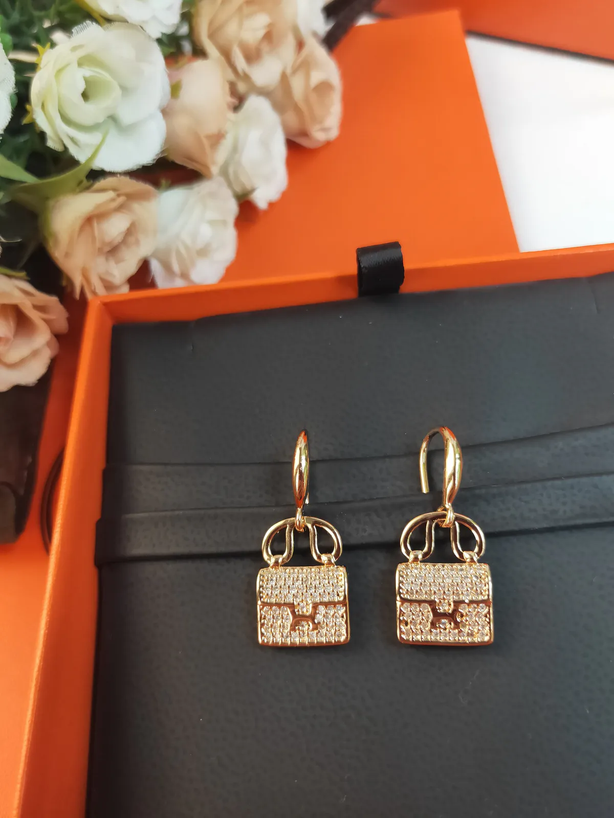 Hermes Constance Amulette Earrings — image 4