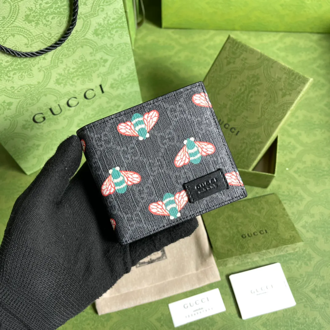 Gucci Bestiary wallet with bees