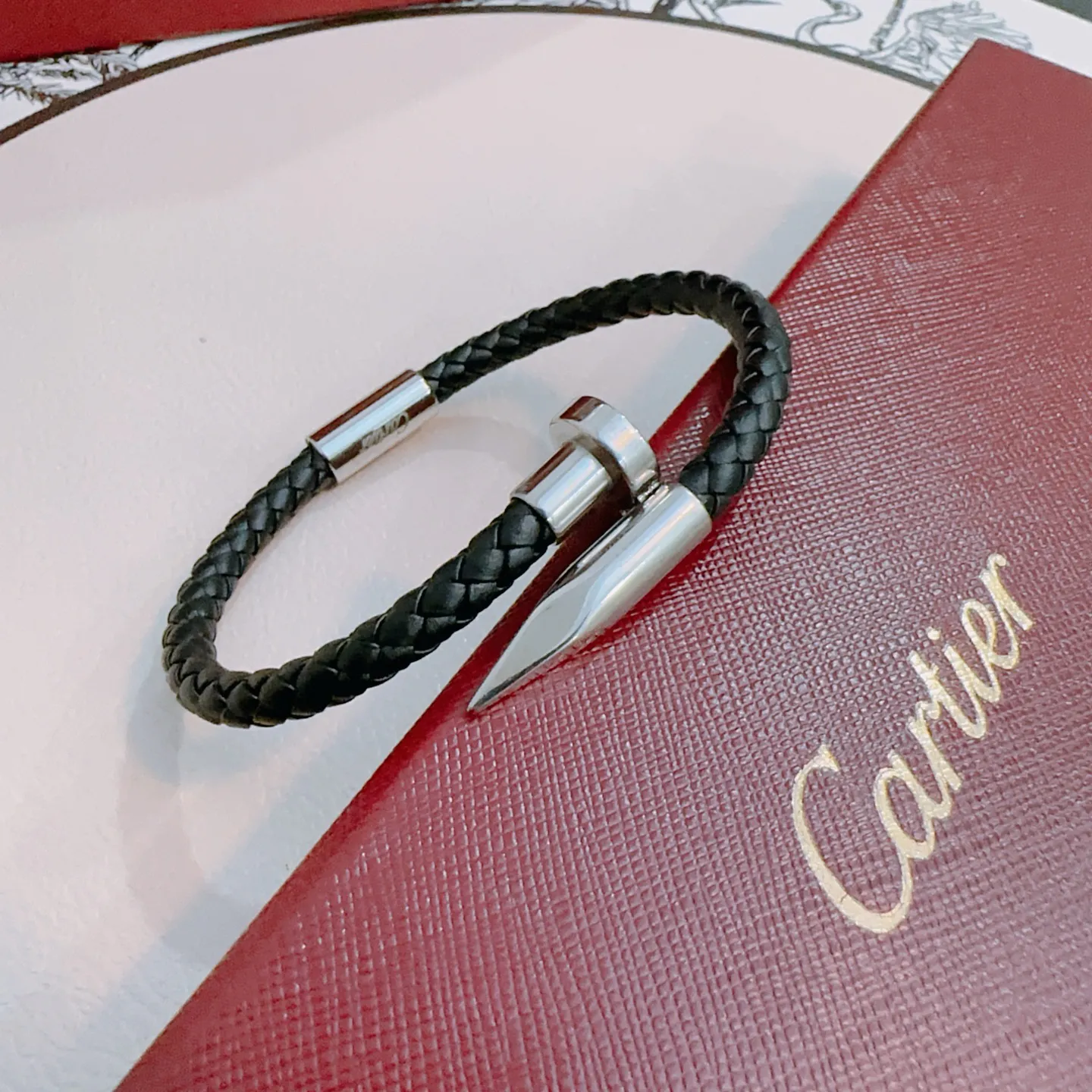 Cartier Stainless Steel Nail Bracelet — image 6
