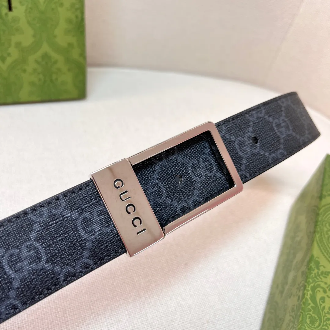 GG belt with silver buckle — image 2