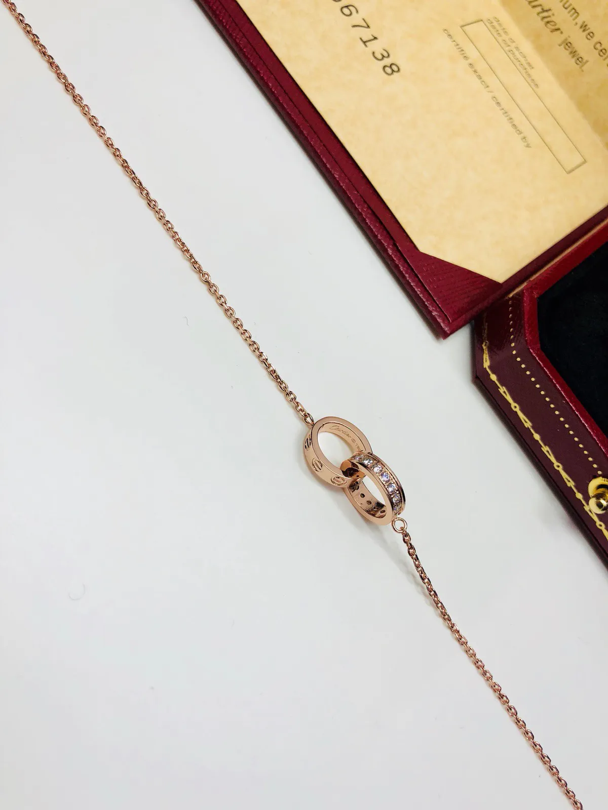 Cartier Love Necklace Rose Gold — image 2
