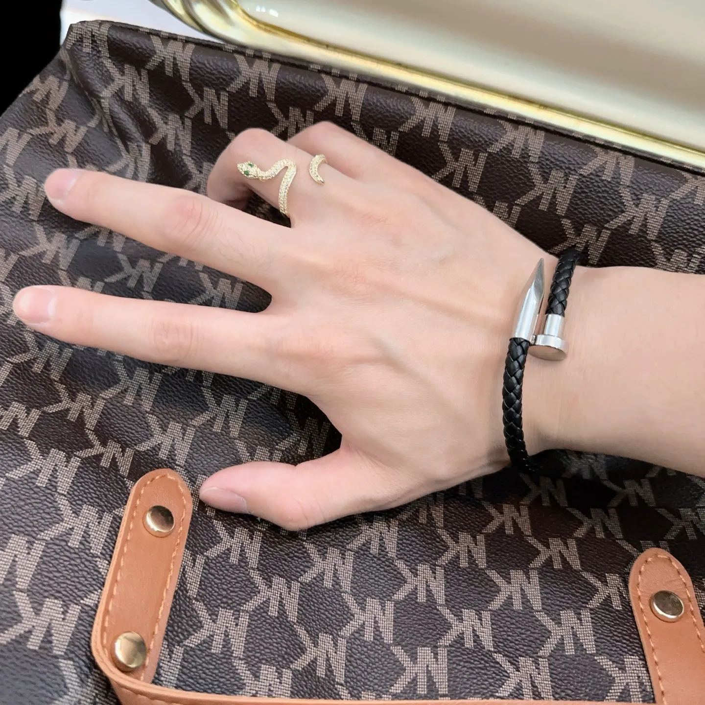 Cartier Stainless Steel Nail Bracelet — image 9