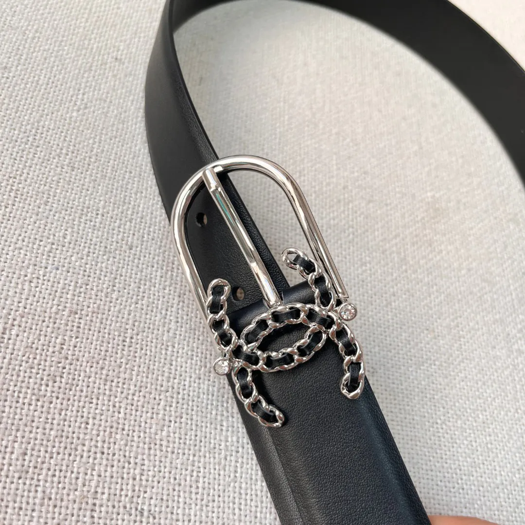 Chanel casual style leather logo belts — image 2
