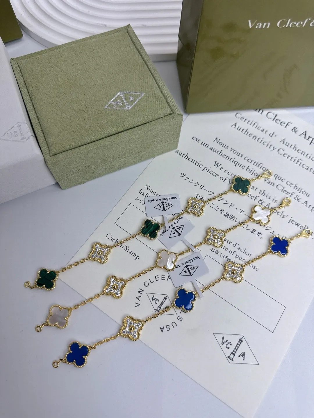 Van Cleef Vintage Alhambra Bracelet — image 9