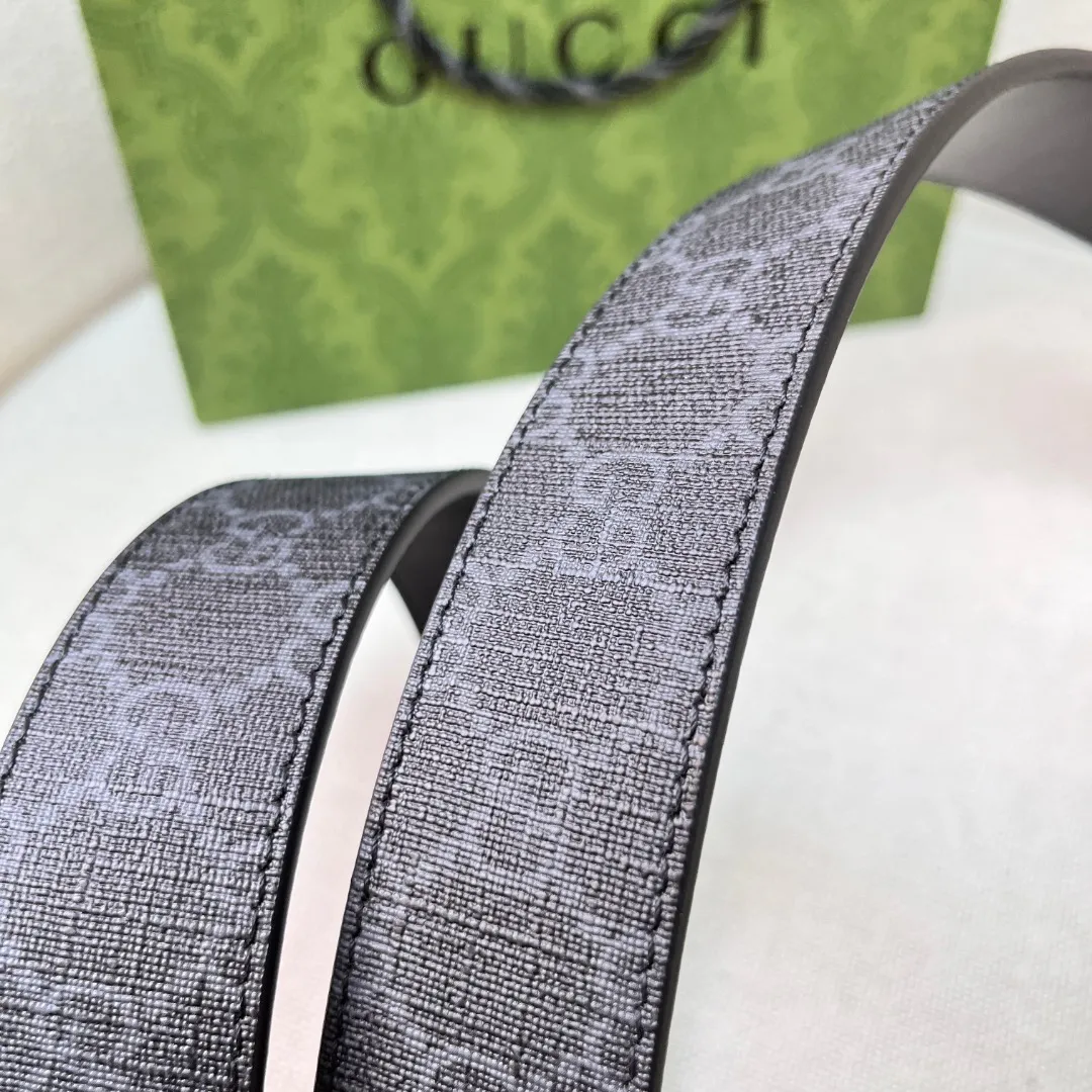 Square G reversible leather belt — image 7