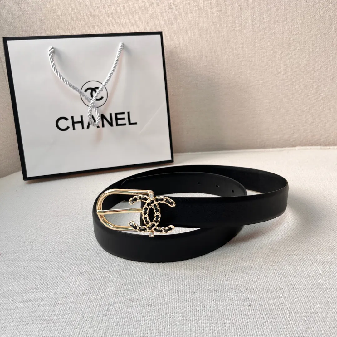 Chanel casual style leather logo belts — image 6