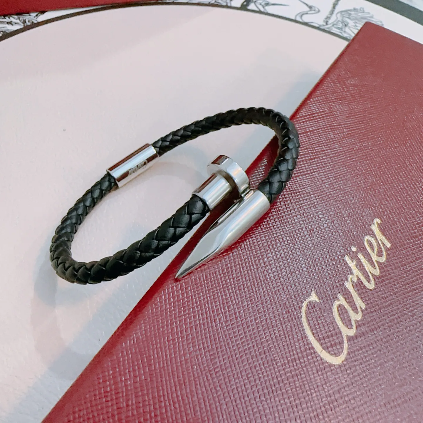 Cartier Stainless Steel Nail Bracelet — image 2