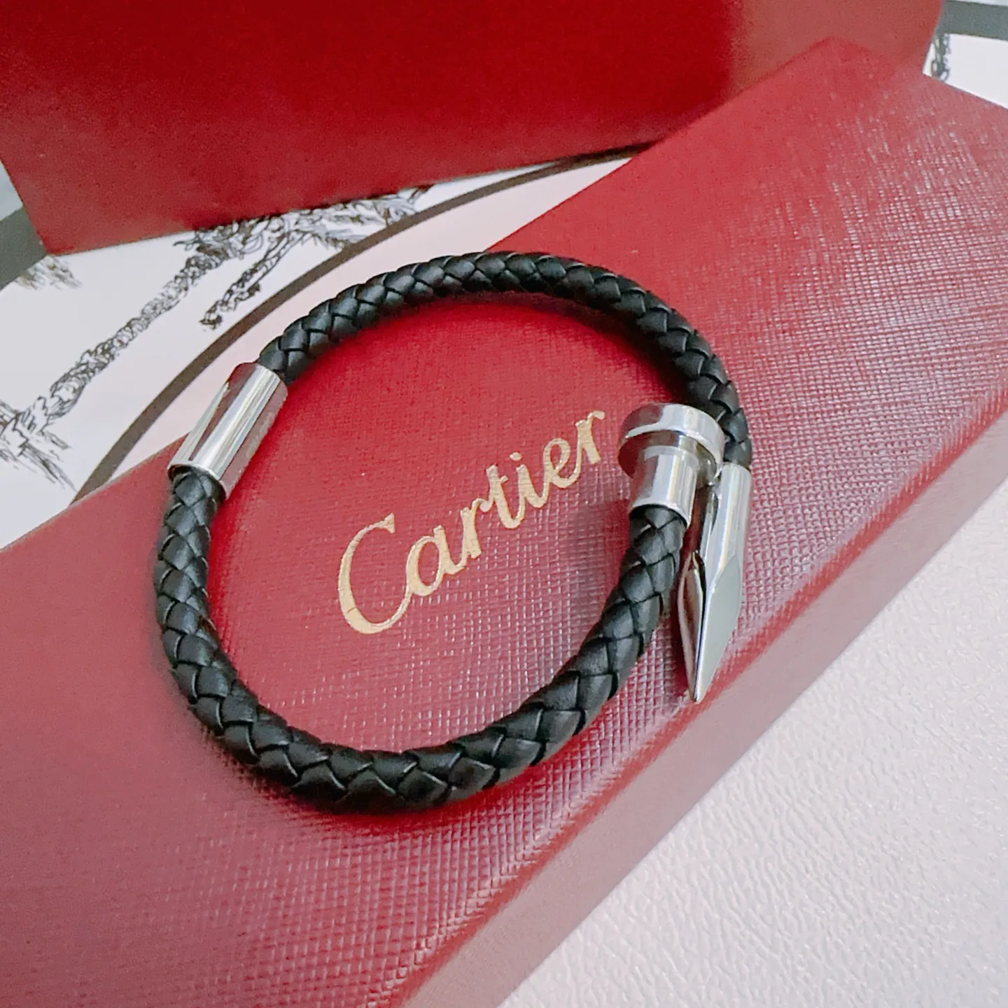 Cartier Stainless Steel Nail Bracelet — image 5