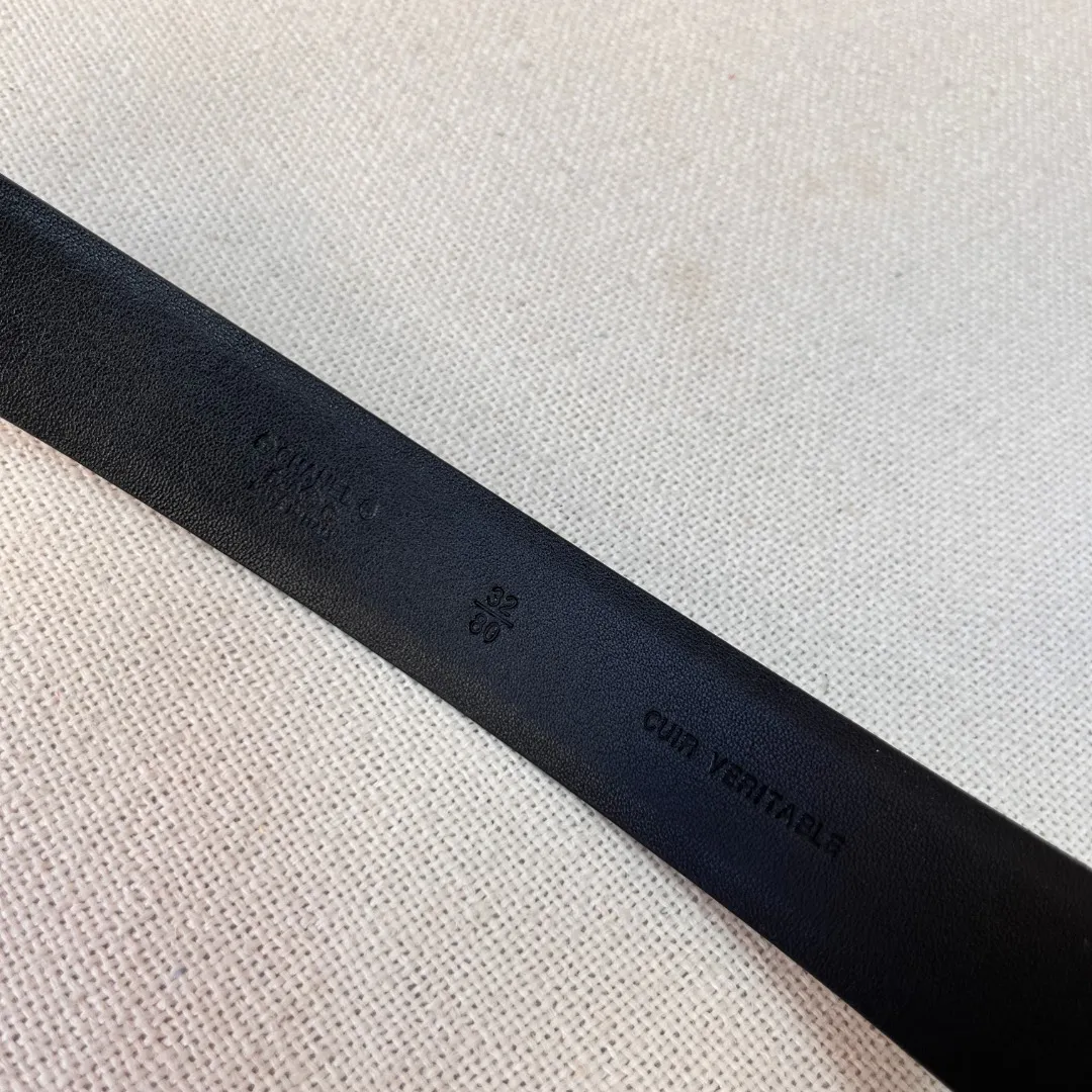 Chanel casual style leather logo belts — image 7