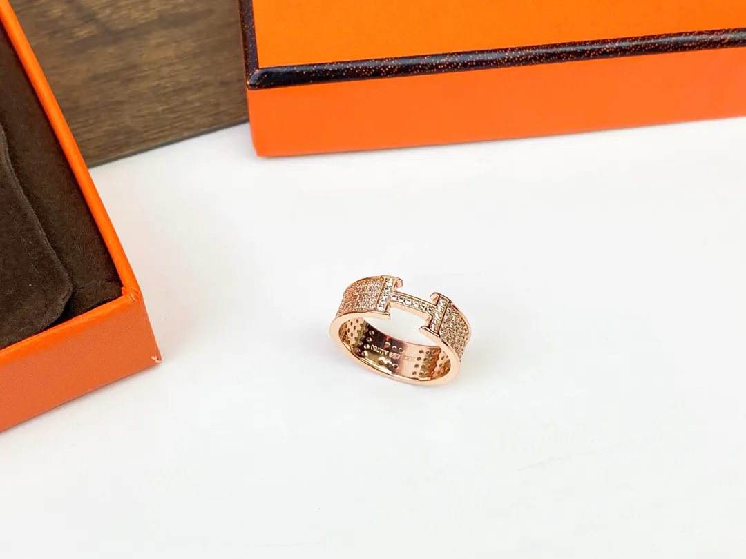 Hermes H Diamond Ring — image 8