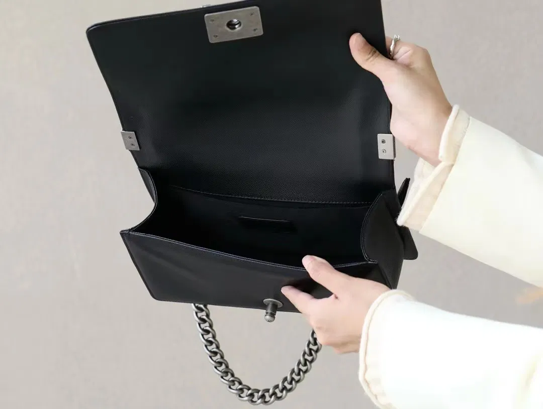 BOY CHANEL SHOULDER BAG Cow Leather — image 6