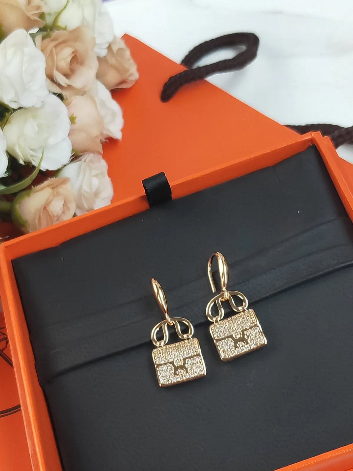 Hermes Constance Amulette Earrings — image 3