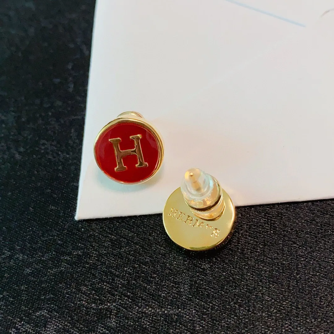 Hermes H Letter Earrings — image 5