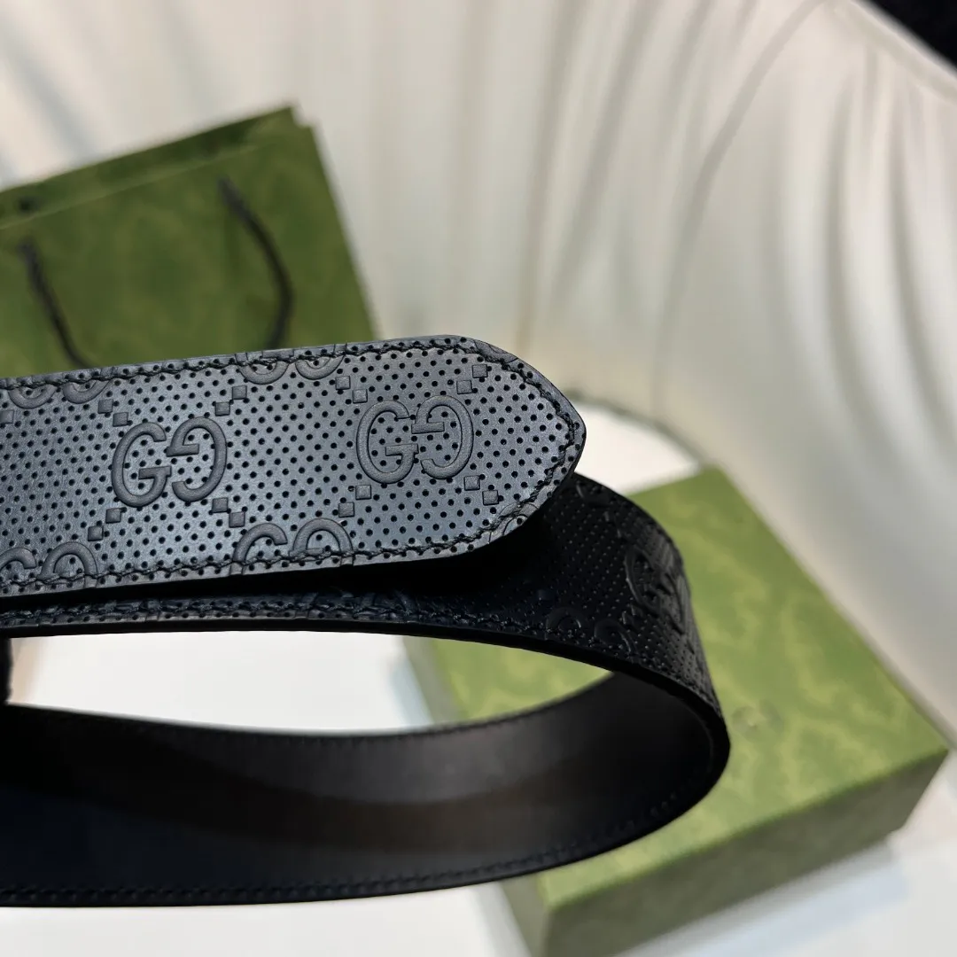 Square G reversible leather belt — image 7