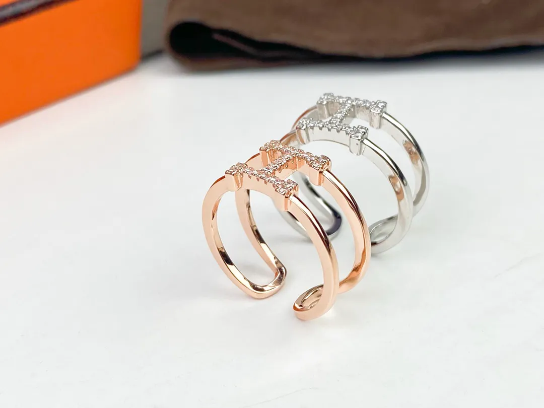Hermes H Diamond Ring — image 4