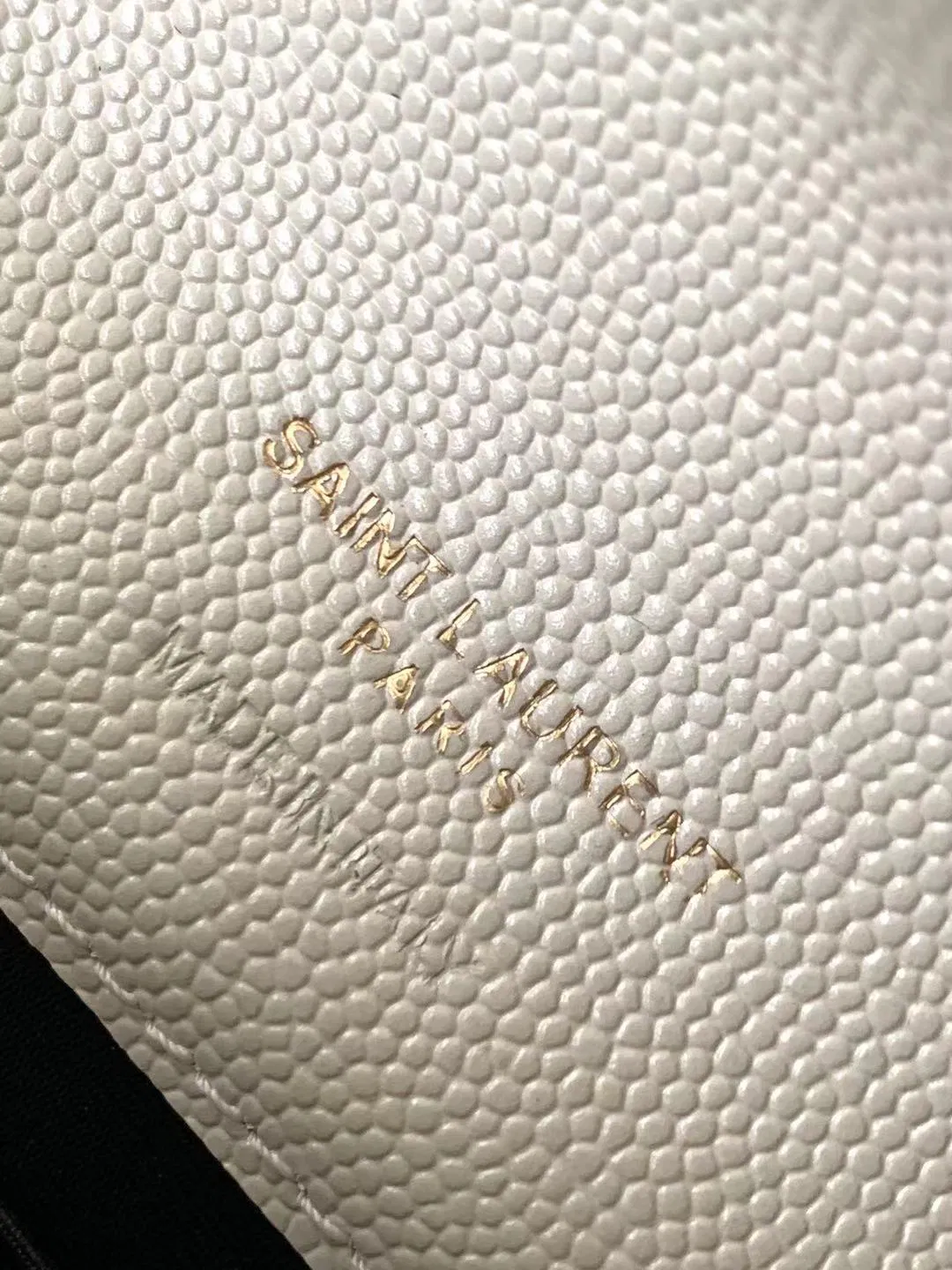 CASSANDRE SAINT LAURENT MATELASSÉ FLAP POUCH IN QUILTED GRAIN DE POUDRE EMBOSSED LEATHER — image 3