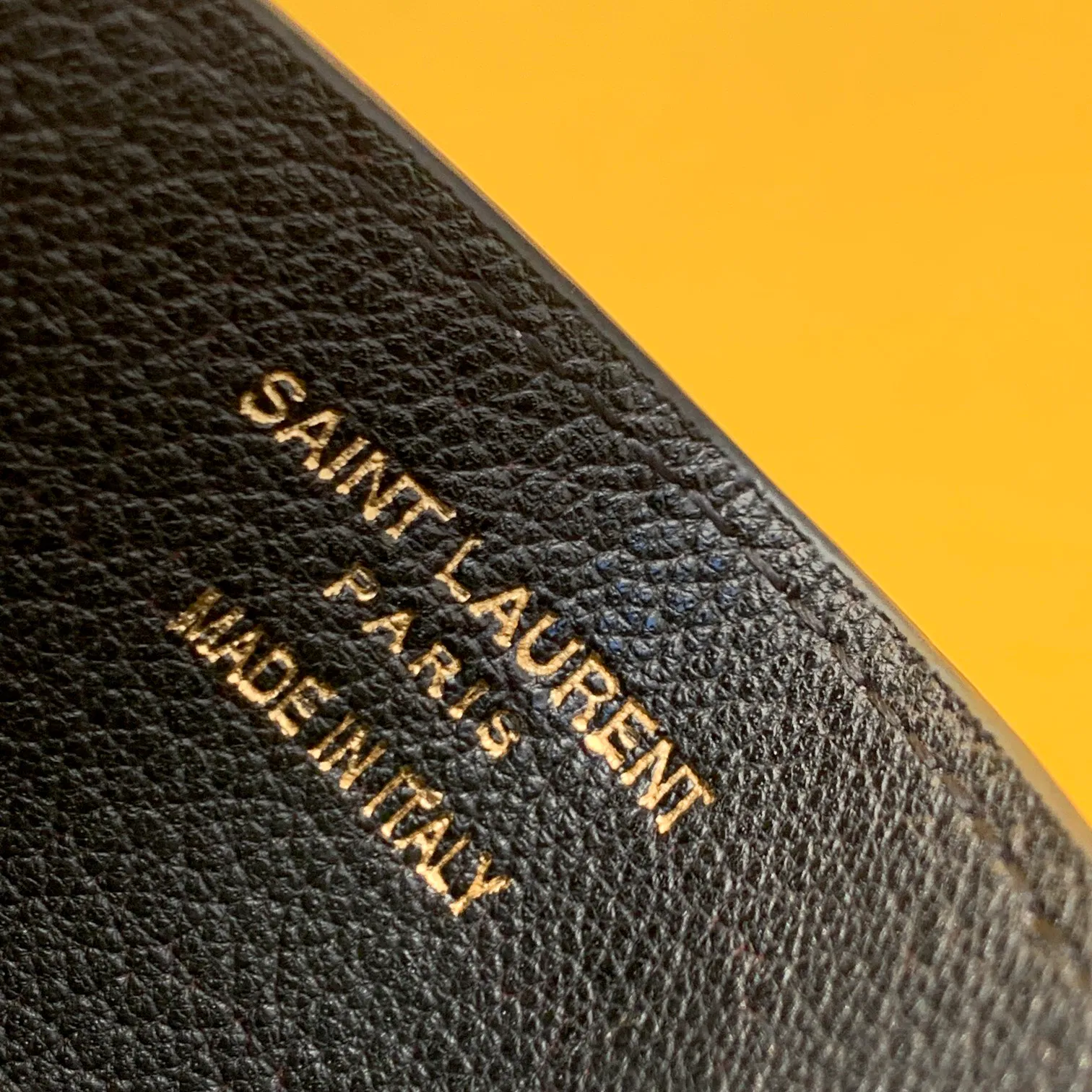 CASSANDRE MATELASSÉ CARD CASE IN GRAIN DE POUDRE EMBOSSED LEATHER — image 3