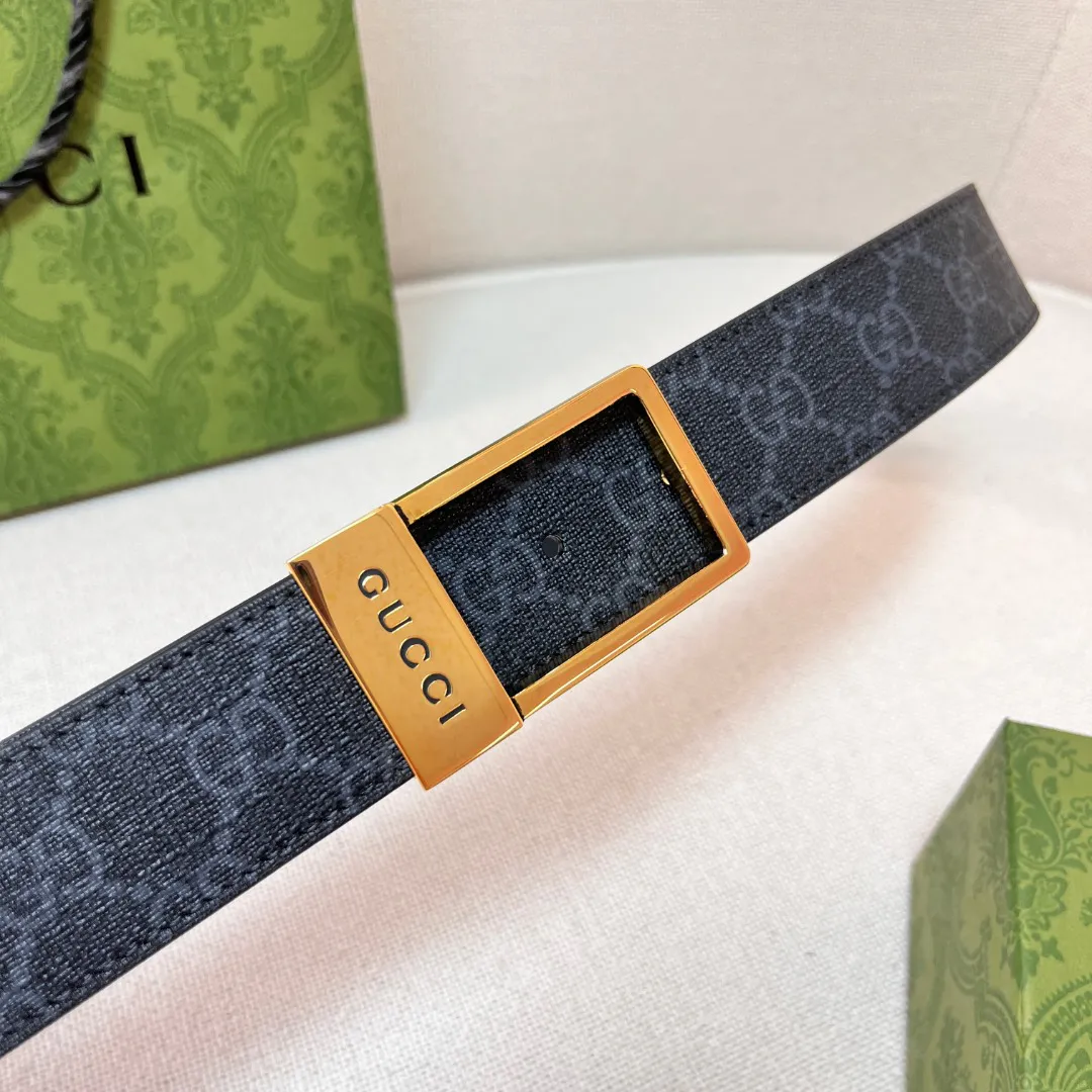GG belt with silver buckle — image 2