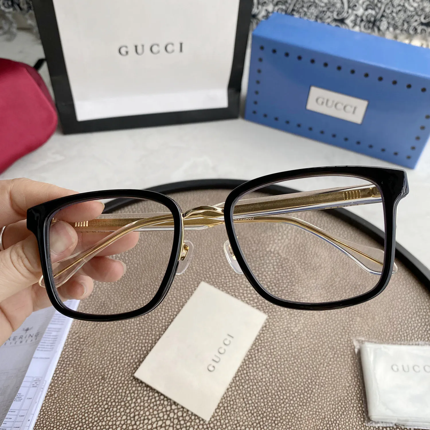 Gucci Eyewear square tinted sunglasses — image 7
