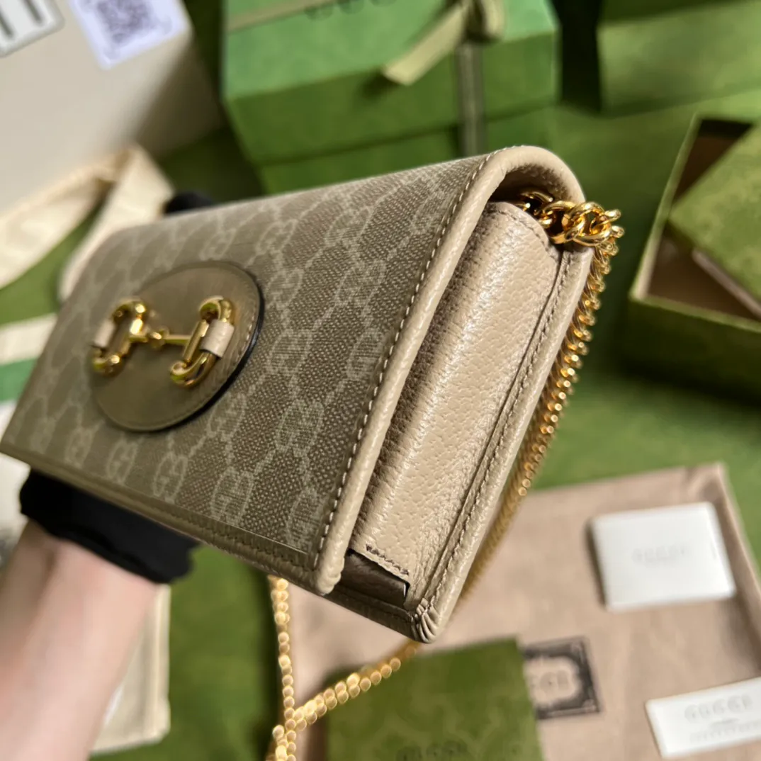 Gucci Horsebit 1955 wallet with chain — image 5