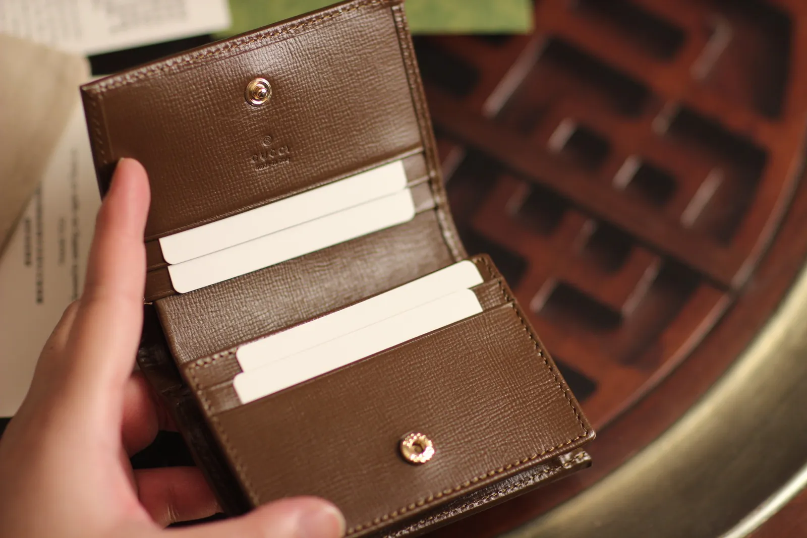 Gucci Horsebit 1955 card case wallet — image 4