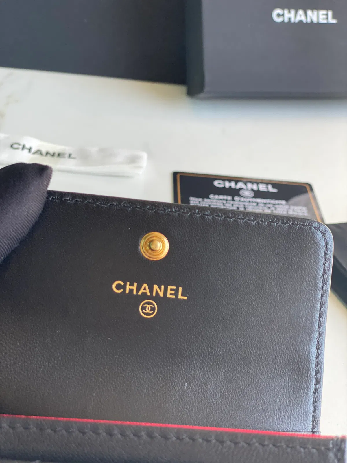 CHANEL 19 FLAP CARD HOLDER — image 5