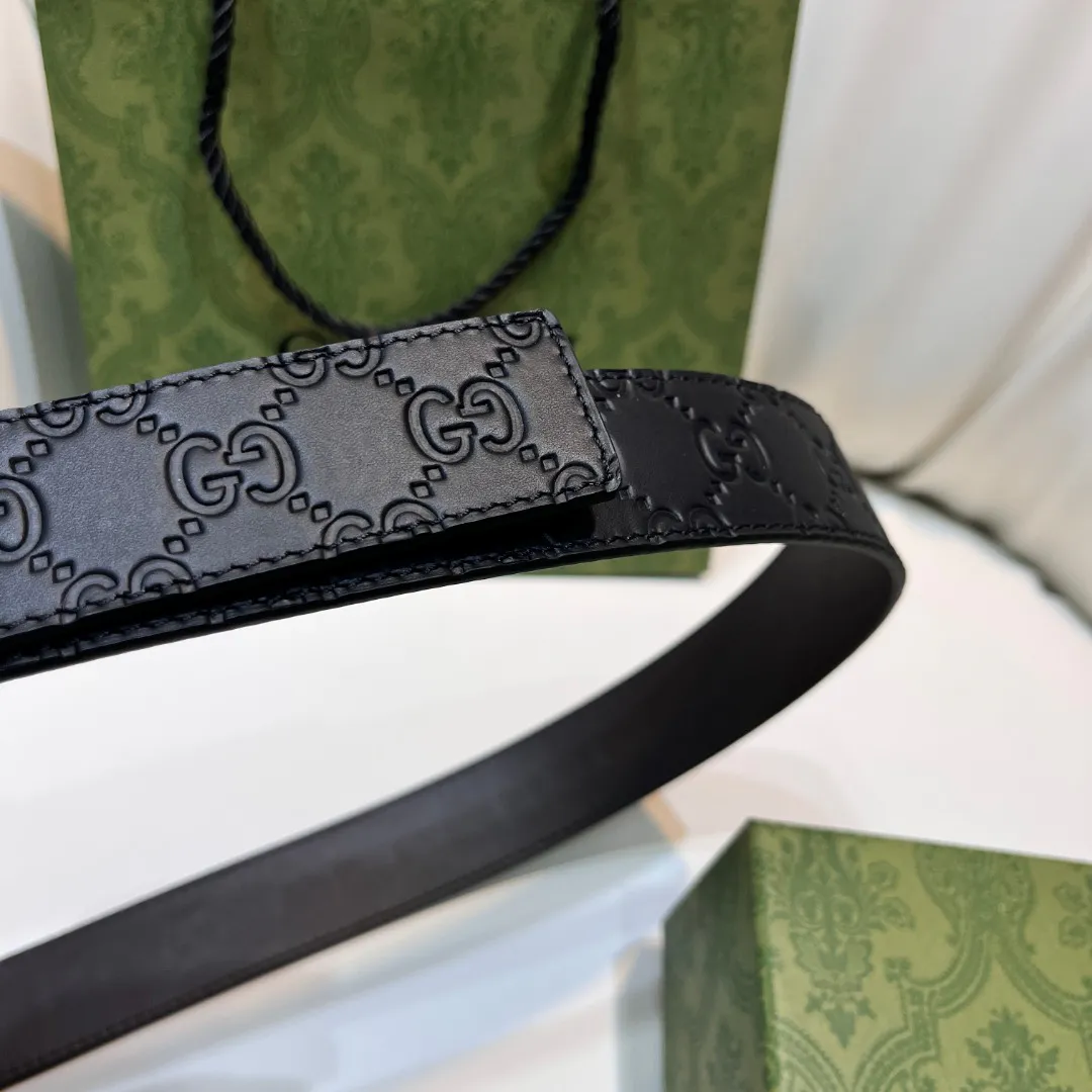 Square G reversible leather belt — image 7