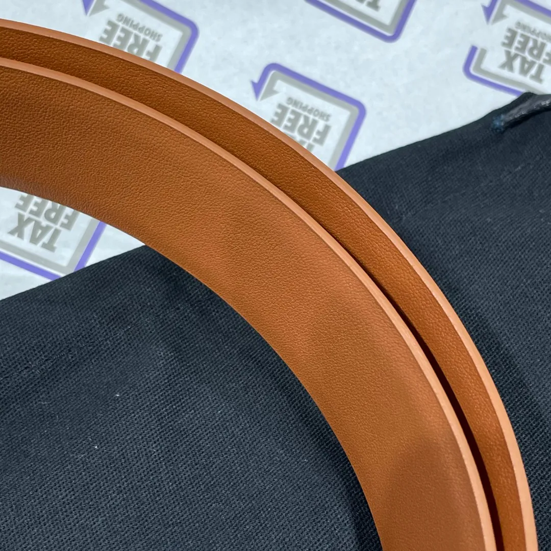 Chanel Red Patent Leather CC Logo Belt — image 3