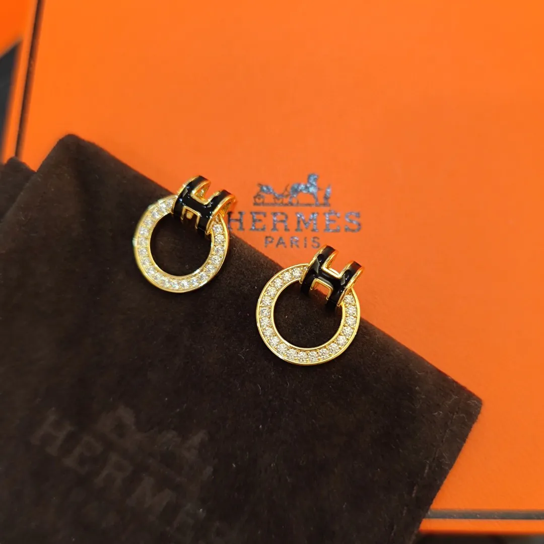 Hermes H Earrings — image 8