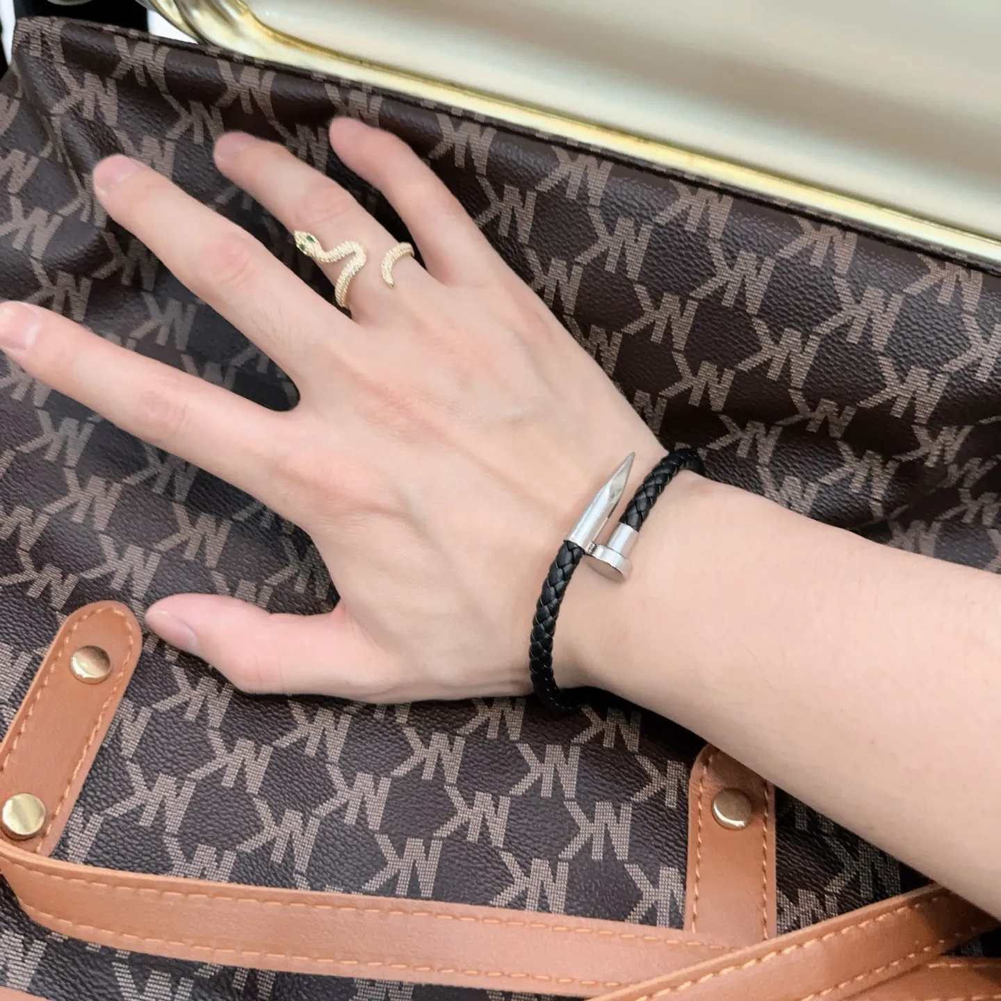 Cartier Stainless Steel Nail Bracelet — image 4