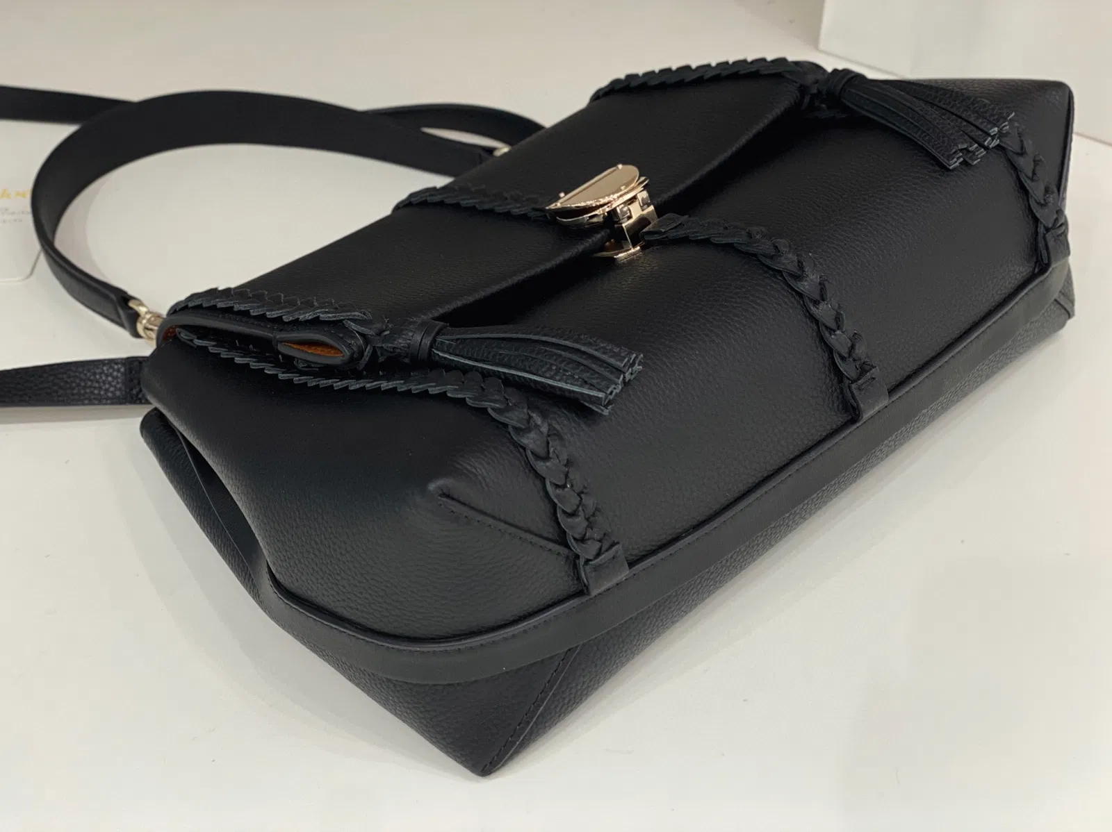Top Quality Knockoff Chloe Penelope Medium Shoulder Bag in Black Grained Calfskin — image 10