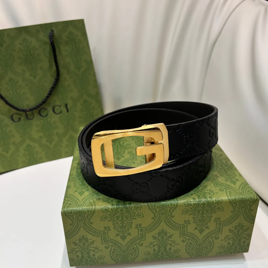 Square G reversible leather belt — image 3